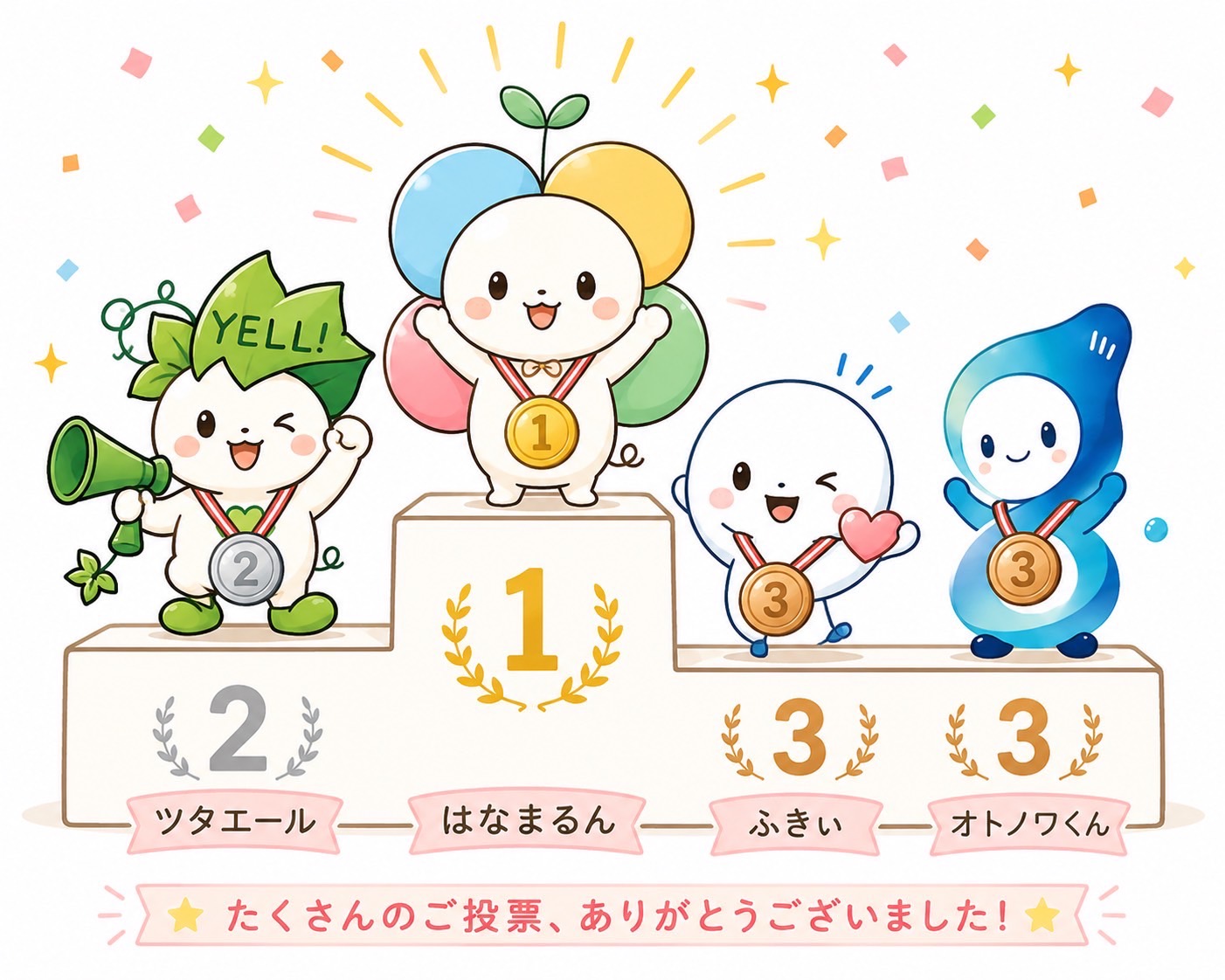 ゆるキャラ受賞作品発表